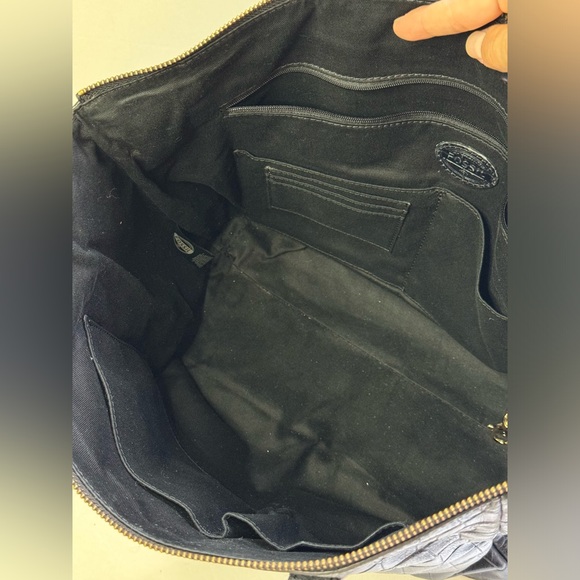 Fossil Sydney Croc Embossed Leather Shopper Tote Bag - Picture 14 of 15